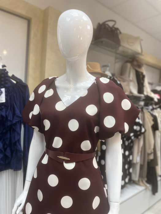 Rochie  imprimeu buline [3]