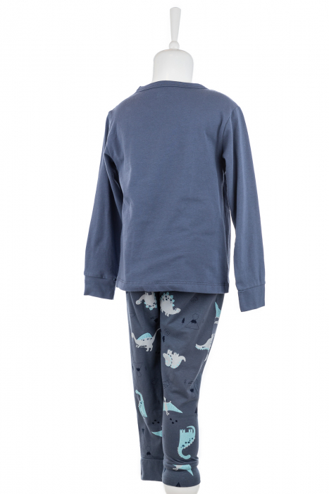 Pijamale cu dino world, bleumarin, pentru băieți [3]