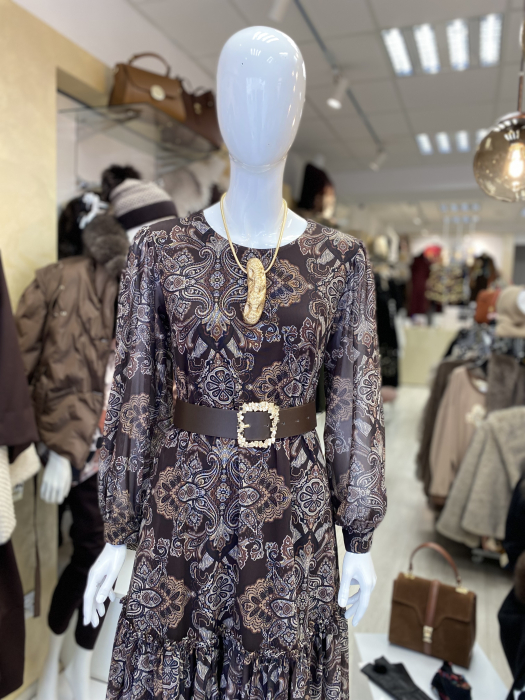 Rochie casual imprimeu abstract [5]