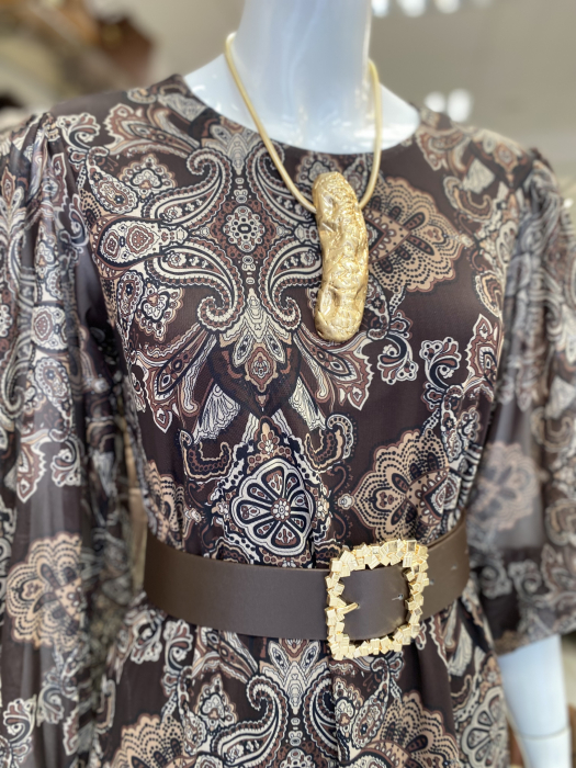 Rochie casual imprimeu abstract [2]