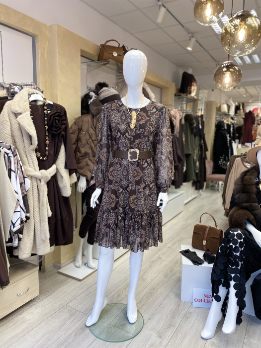 Rochie casual imprimeu abstract [3]