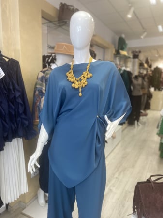Costume si compleuri dama - Compleu dama  albastru marin