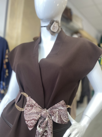 Costume si compleuri dama - Compleu dama casual maro