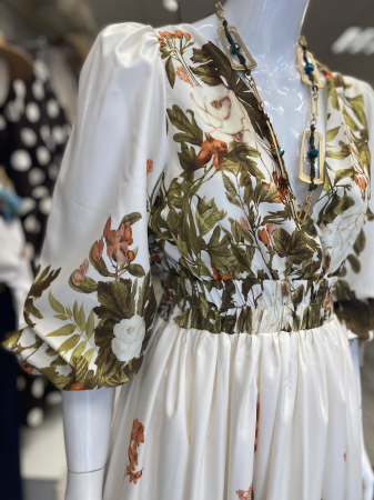 Rochie imprimeu frunze [1]