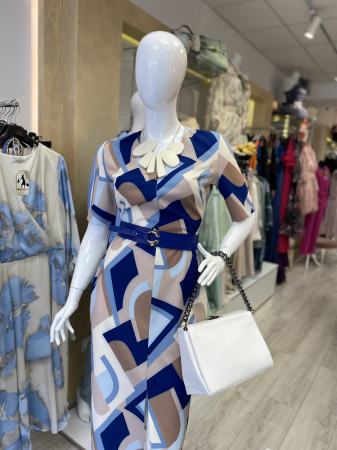 Rochie casual  imprimeu figuri geometrice [1]