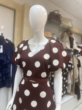 Rochie  imprimeu buline [2]