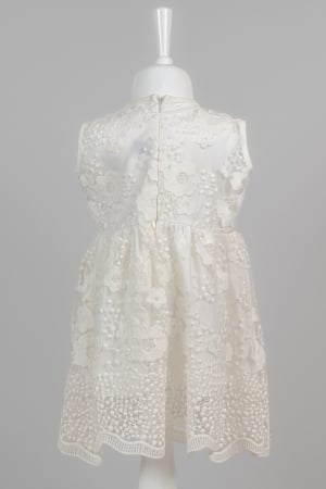 Rochie albă elegantă cu sacou scurt pentru fete, 2 piese [3]