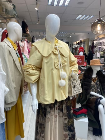 HAINA BLANA NATURALA,PALTOANE,GECI SI VESTE - Geaca galbena