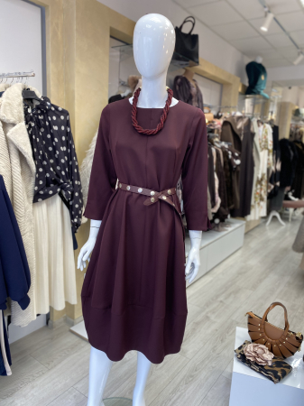 Rochii dama casual - Rochie casual bordo