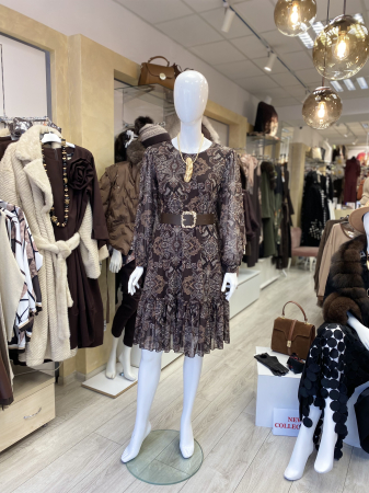 Rochie casual imprimeu abstract [2]