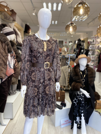 Rochie casual imprimeu abstract [3]