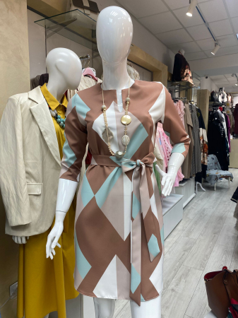 Rochie  imprimeu geometric [2]