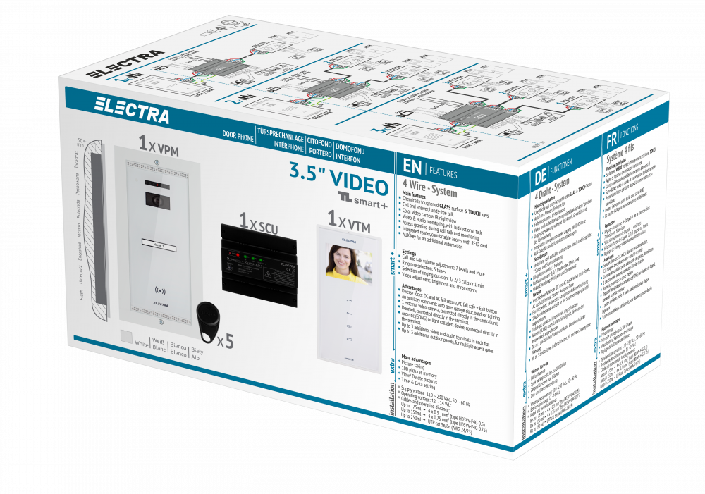 KIT VIDEOINTERFON 3.5” smart+ · 4 fire 1 FAMILIE [2]