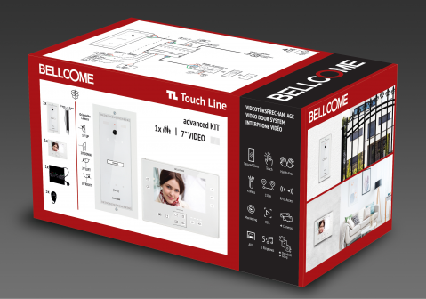 Kit-uri Interfoane Vile, Blocuri - KIT VIDEOINTERFON 3.5” smart+ · 4 fire 1 FAMILIE