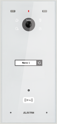 Interfonie - Videointerfonie - PANOU EXTERIOR VIDEO ELECTRA smart · 4 fire 1 FAMILIE VPH.01F03.ELWTL