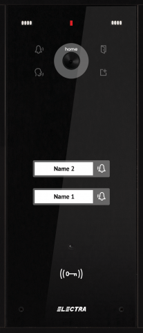 Interfonie - Videointerfonie - PANOU VIDEO ELECTRA home ~ 2 FAMILII smart · 4 fire VPH.02S03.ELBTL