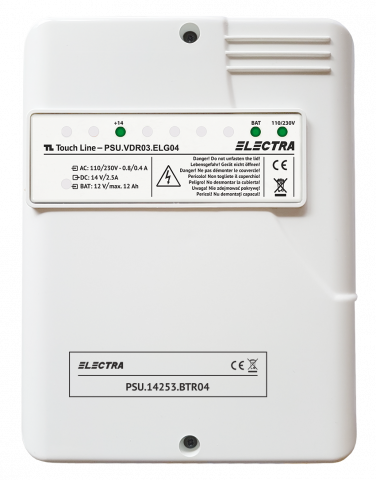 Interfonie - Videointerfonie - SURSĂ DE ALIMENTARE  ELECTRA cu spațiu pentru acumulator PSU.14253.BTR04