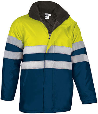 Produse - Jachetă parka reflectorizantă vătuită, cu glugă