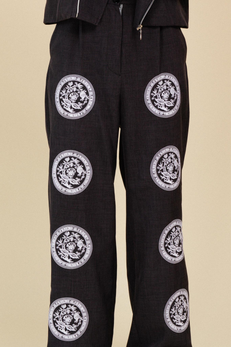 Pantaloni EMBROIDERED TEA [3]