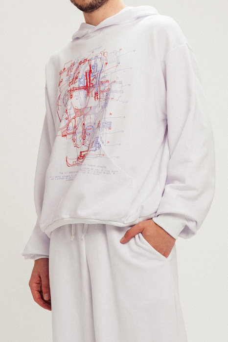 Set 1300 alb unisex [4]