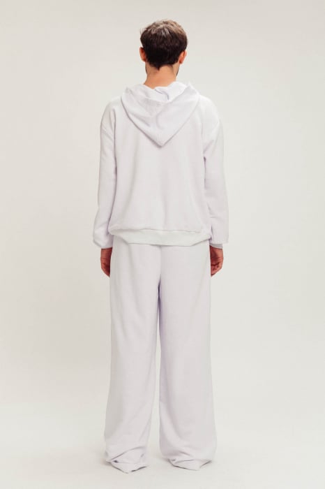 Hanorac 1300 alb unisex [5]