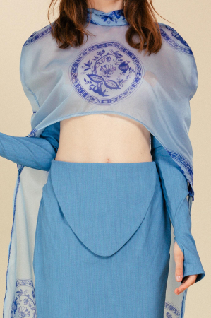 Fustă BLUE RAIN din denim [1]