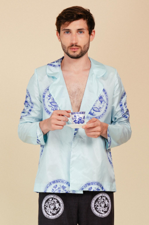 NEW: Veselă - Sacou din fâș BLUE PLATE