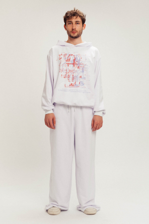 Hanorac 1300 alb unisex [2]