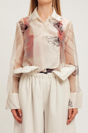 Cămașă FEEL unisex din organza [1]