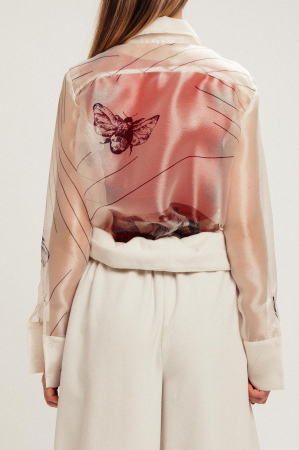 Cămașă FEEL unisex din organza [5]