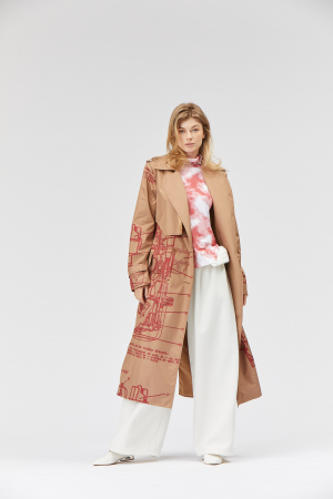 Pantaloni LOOSE albi unisex [3]