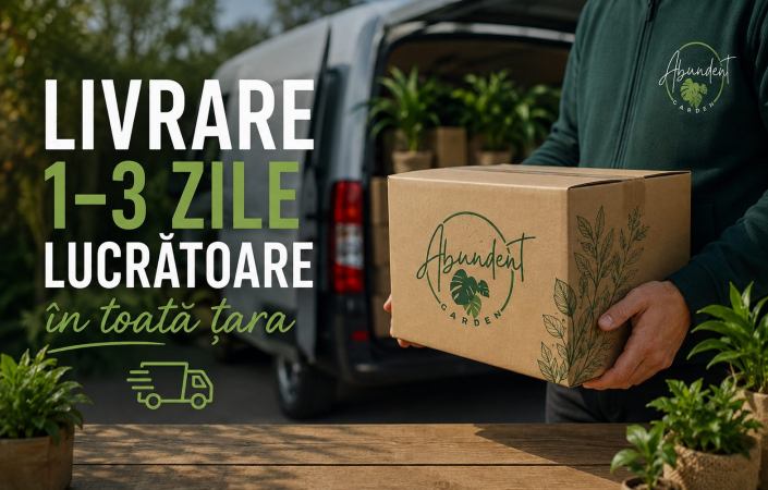 banner livrare abundent garden
