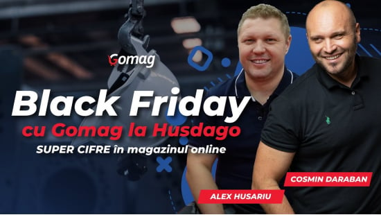 Black Friday cu Gomag la Husdago: super cifre in magazinul online-big