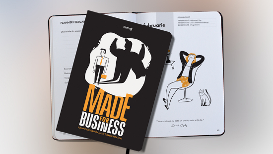Made for Business, planner pentru afaceri & viata, nedatat, 240 pagini-big