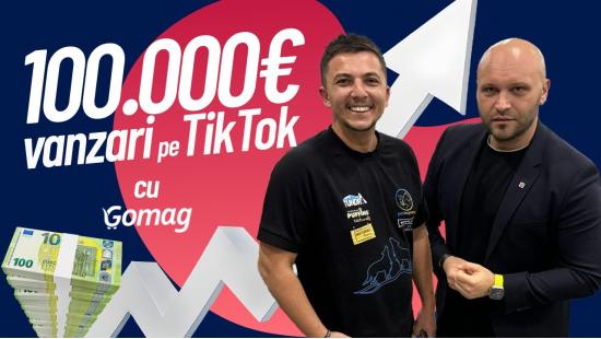 1300 de Comenzi Lunar din TikTok cu Gomag