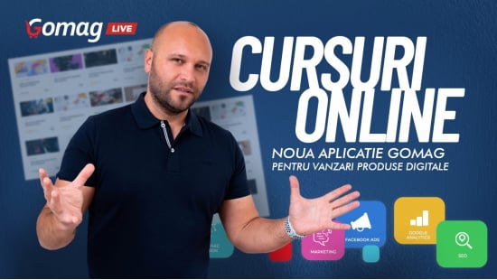 Cursuri online, noua aplicatie Gomag pentru vanzari produse digitale