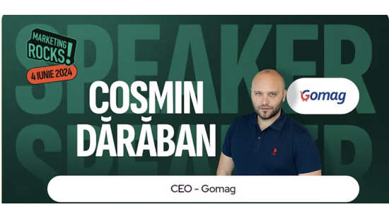 Marketing Rocks! - Cosmin Dărăban, CEO Gomag - 