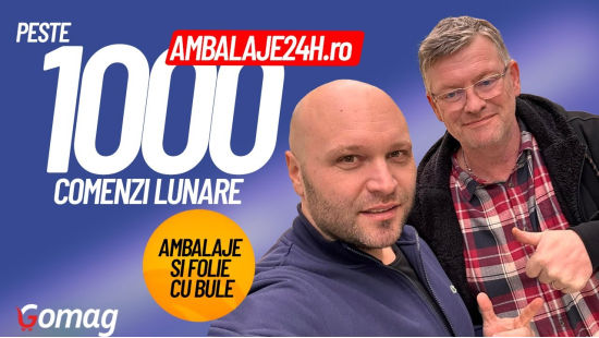 Peste 1.000 de Comenzi Lunare de Ambalaje si Folie Cu Bule - povestea ambalaje24h.ro 