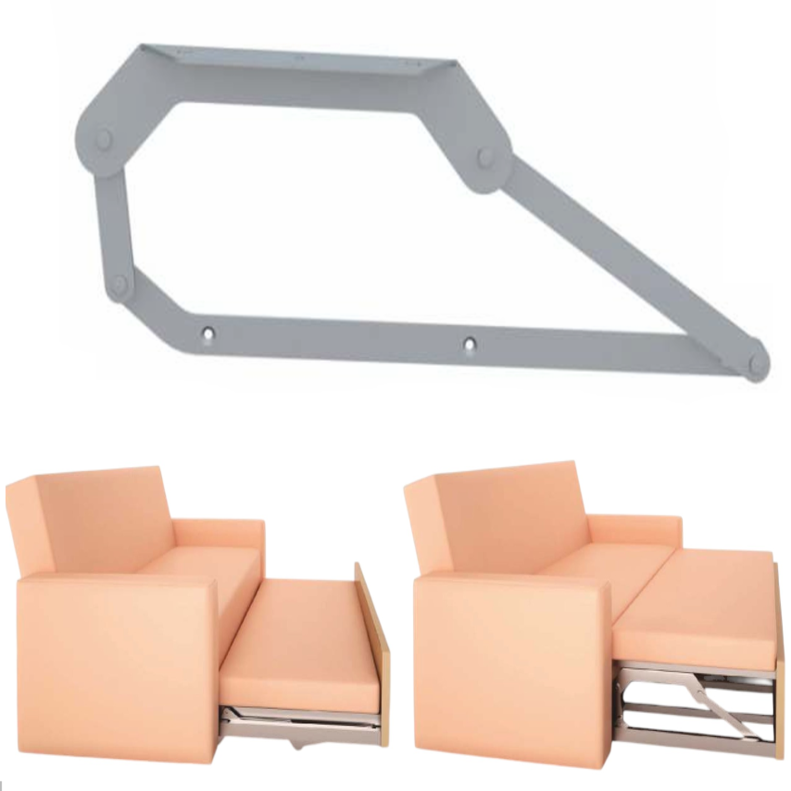 Mecanism VG pentru canapea – extensie pivotare articulată Trolley [1]