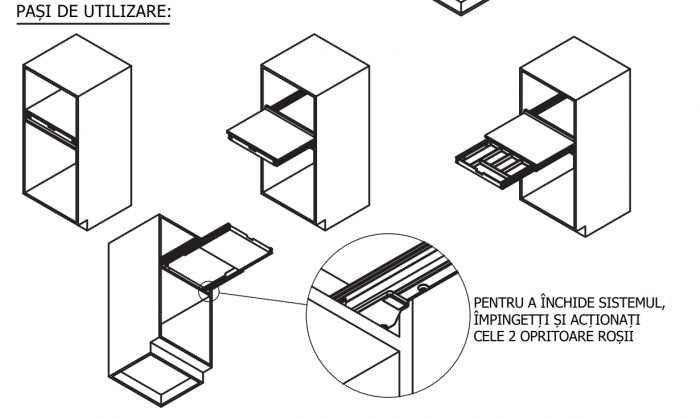 Universal Box 2 in 1 - Mecanism pentru extensie blat [8]