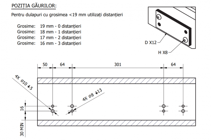 Universal Box 2 in 1 - Mecanism pentru extensie blat [6]