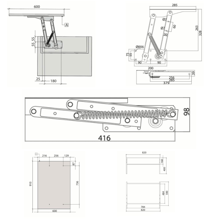 Mecanism extensie masă laptop [5]