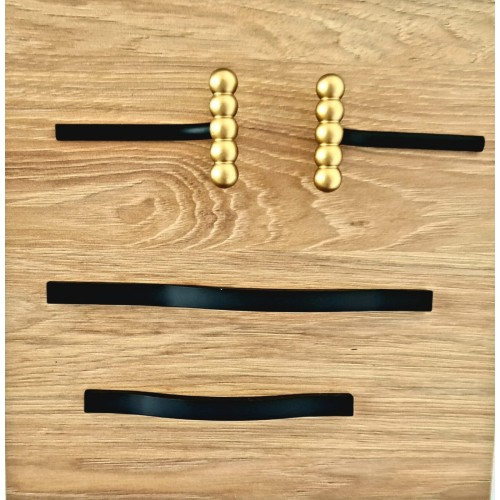 Mâner Rigel Negru Mat & Auriu Mat [3]