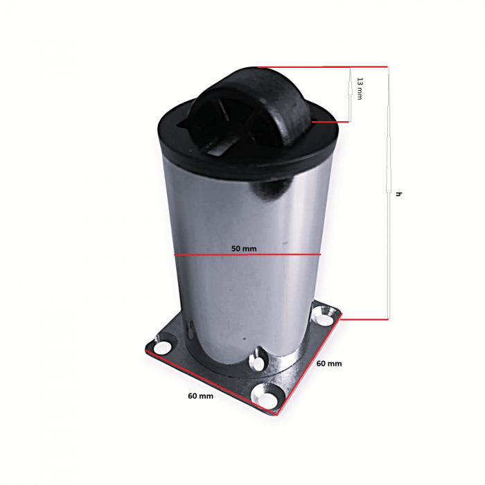 Picior cu rolă D50 [4]