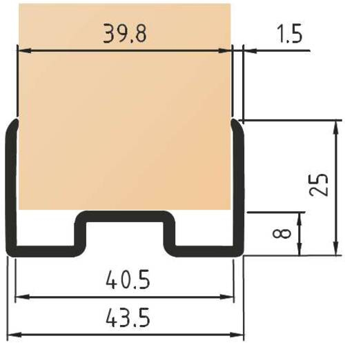 Profil Decorativ  de Protecție - 40 mm [3]
