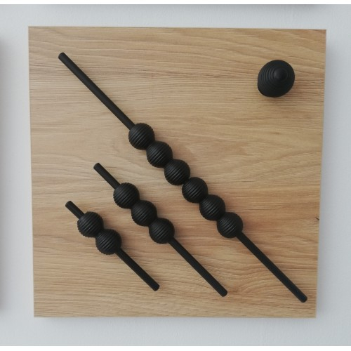 Buton Big Neck Negru Mat [6]