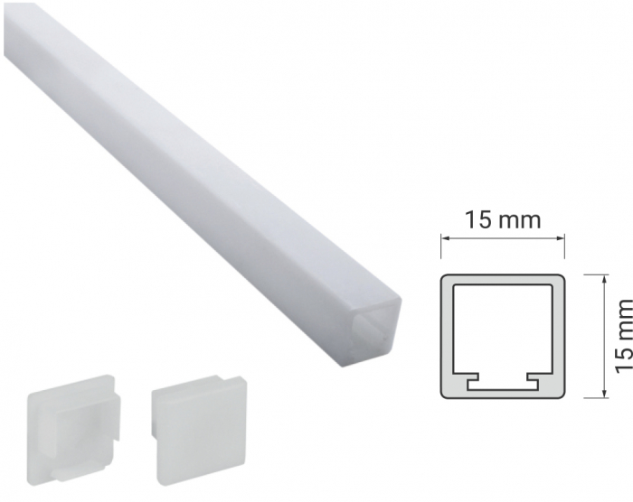 PROFIL LED TRANSPARENT TREND [3]