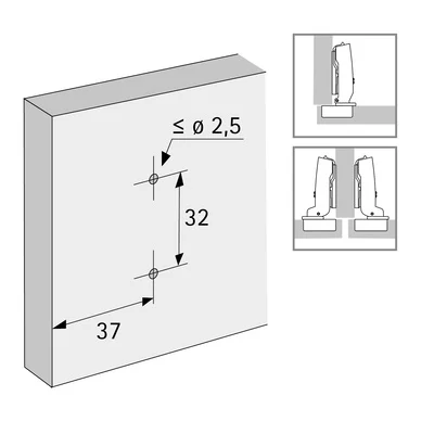 Balamale Sensys fără arc (Plăcuță  h 0 mm Cruce excentric) pentru Rame de aluminiu [8]