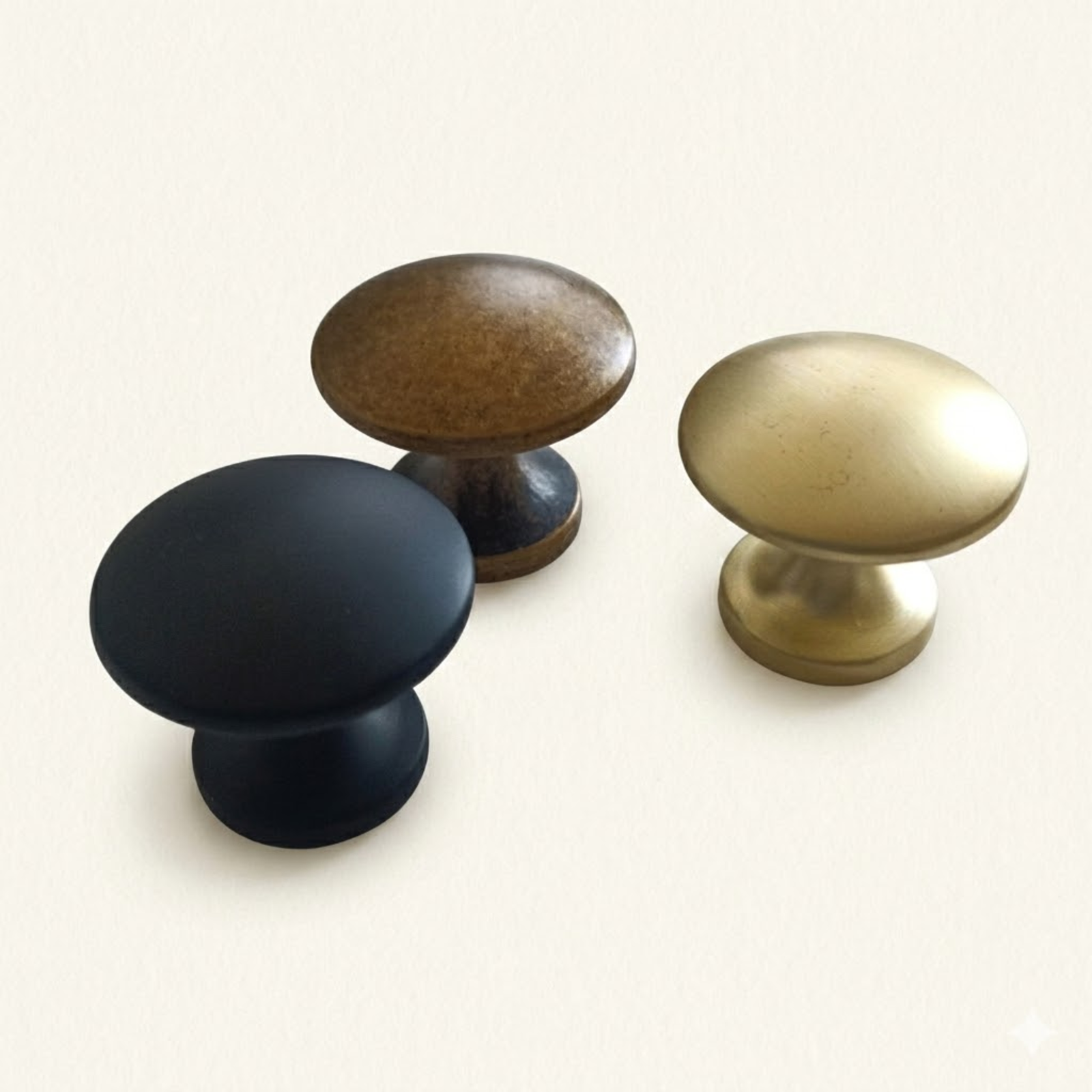 Buton metalic rotund Cors pentru mobilier, Ø28 mm [3]
