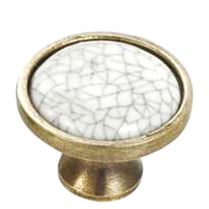 Buton mobilier Antichizat Porțelan VG  Ø32mm [3]